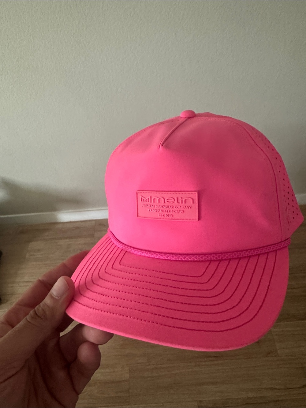 Melin Men's Neon Pink Performance Cap